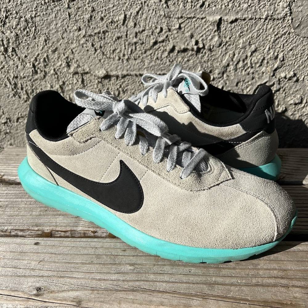 Nike Shoes Men Size 12.5 Roshe LD-1000 QS Gray Grey‎ Teal Blue Athletic Sneakers
